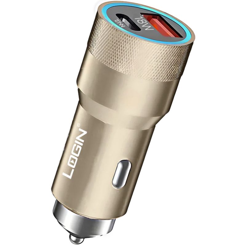 Login L-601 Car Charger With Official Warranty