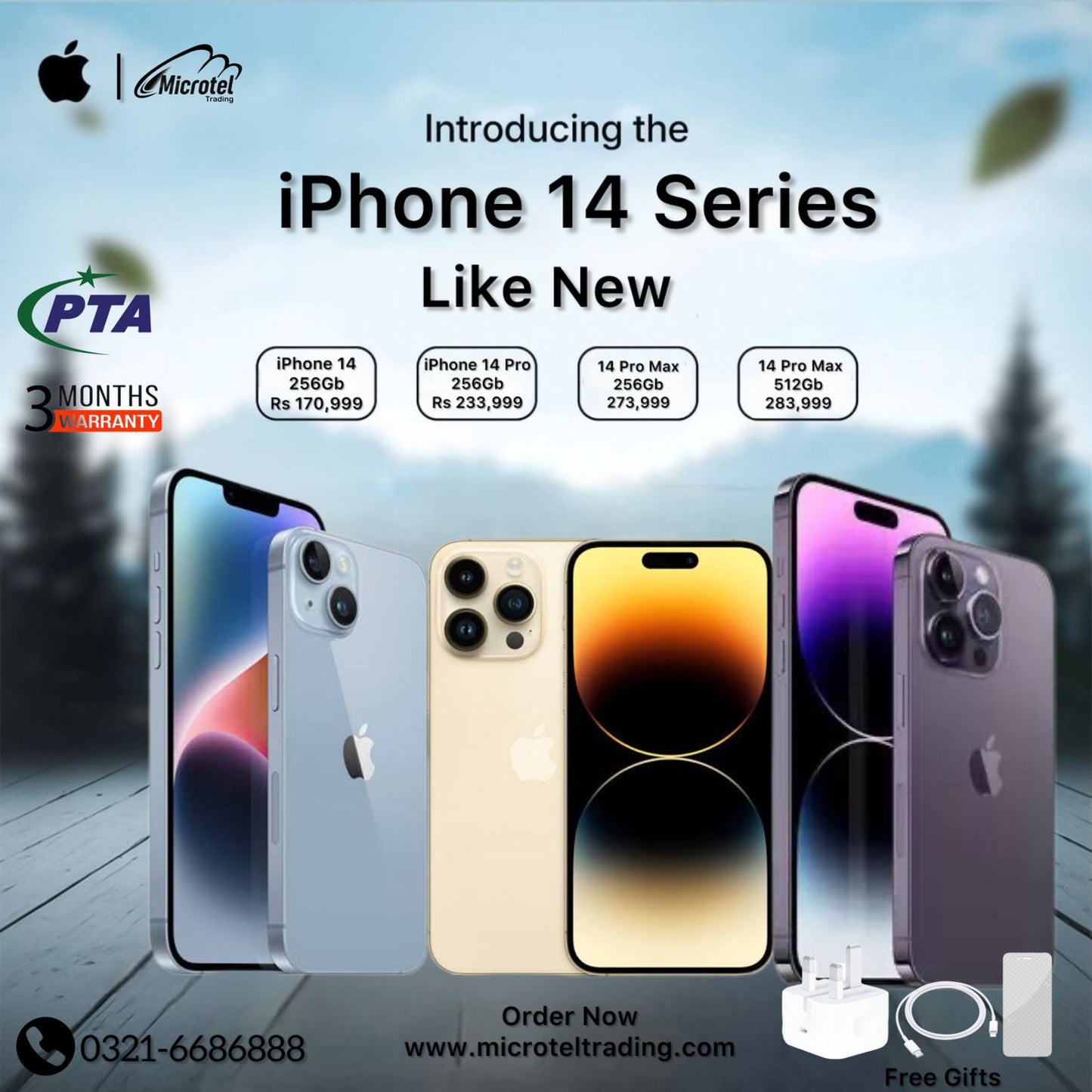 Apple iPhone 14 Pro max Just Like New Mobile Official PTA Approved With Free Gits 20w Adapter Usb Cable Free Cover Free Front And Back Protectors