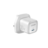 Anker Zolo Charger (usb-c 30w,pd,3.0 3pin uk)