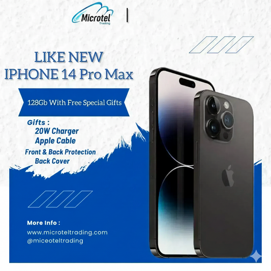 Apple iPhone 14 Pro max Just Like New Mobile Official PTA Approved With Free Gits 20w Adapter Usb Cable Free Cover Free Front And Back Protectors