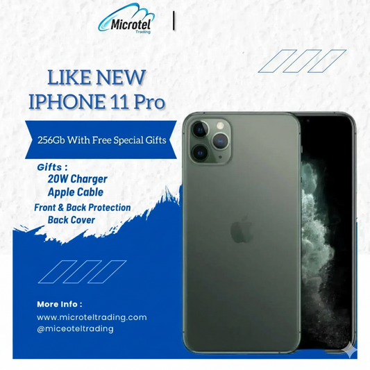 Apple iPhone 11 Pro Just Like New Mobile Official PTA Approved With Free Gits 20w Adapter Usb Cable Free Cover Free Front And Back Protectors